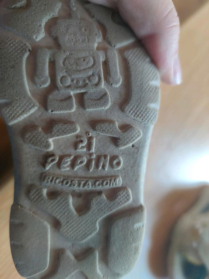 Sandalen mit Blümchen, Größe 21, Pepino in Lorch
