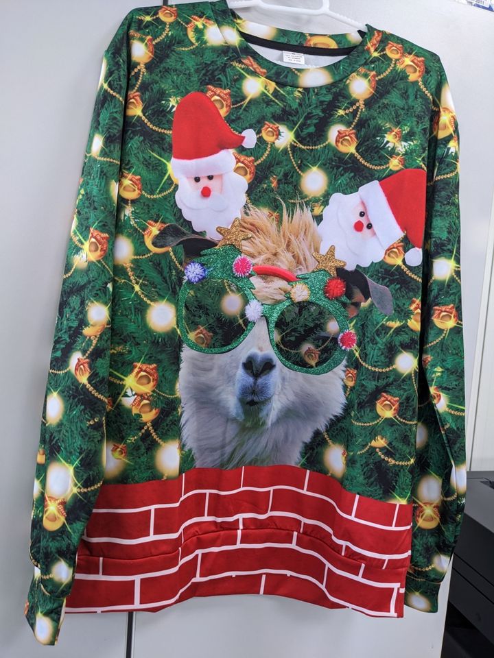 Loveternal Ugly Christmas Sweater XXXL Faultier Pulli 3D Hässlich in Körle