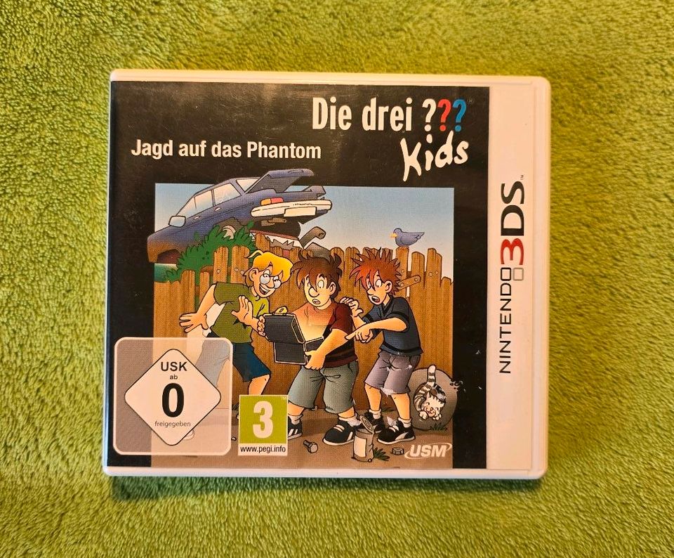 Nintendo 3DS Spiel Jagd auf das Phantom Fragezeichen ??? KIDS in Altenstadt an der Waldnaab