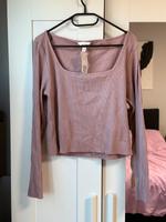 Neues Langarmshirt von H&M – Altrosa, gerippt Niedersachsen - Stadthagen Vorschau