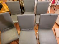 6 Stühle Silber/ grau Bayern - Haimhausen Vorschau