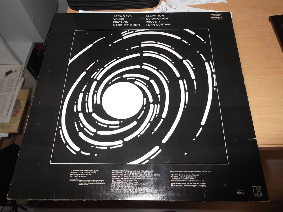 Television ‎- Marquee Moon 1977 - ELK 52 046 - Vinyl-LP in Bottrop