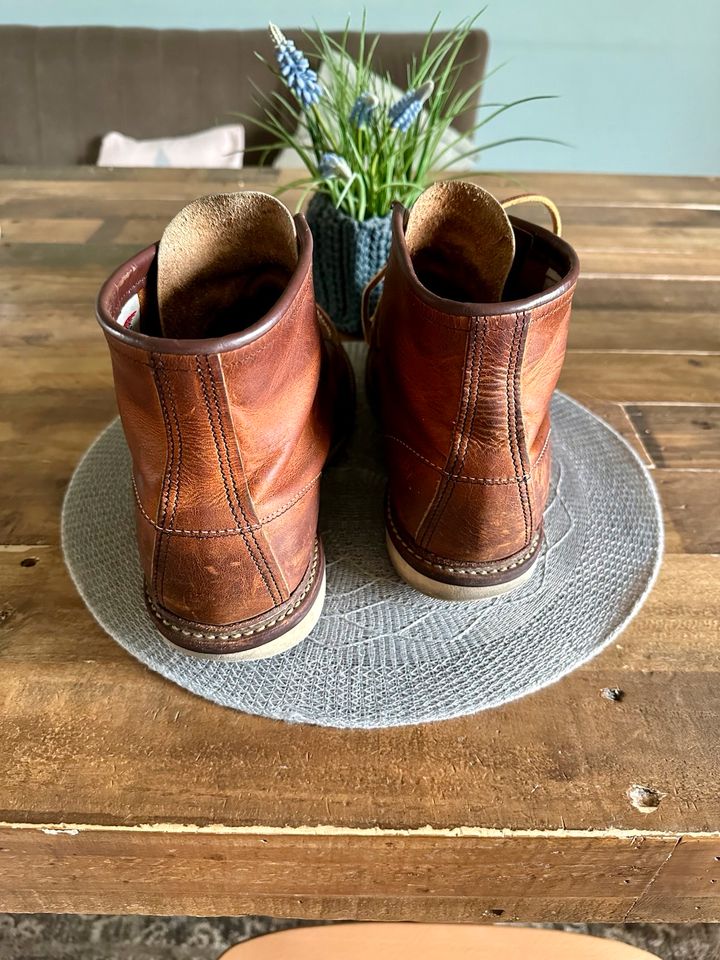 Red Wing Moc Toe 1907 Copper Rough & Tough mit Doppelnaht in Mücke