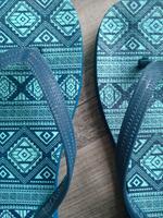 Esmara Flipflops Größe 38/39 blau türkis Ethno Baden-Württemberg - Ebersbach an der Fils Vorschau