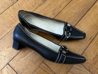 TOD‘s Pumps Sandalen Spitz Schwarz Gr. 38 Silber Schnalle Leder Neuhausen-Nymphenburg - Neuhausen Vorschau