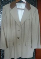 Betty Barclay Blazer / beige -wollweiss-Muster/ Gr. 42 Nordrhein-Westfalen - Paderborn Vorschau