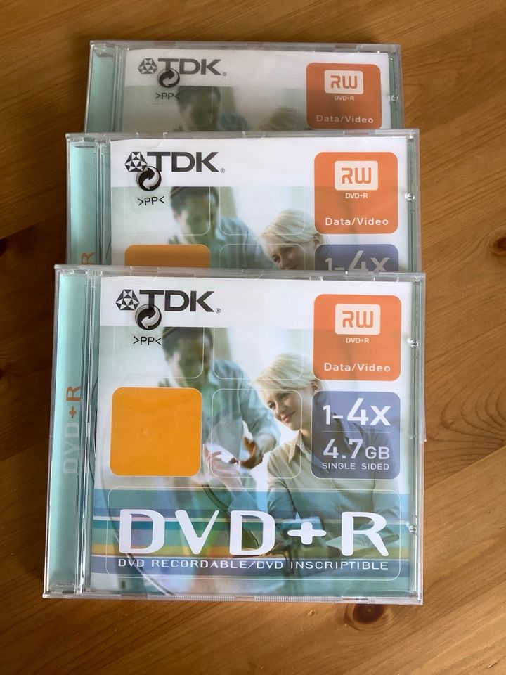 Konvolut DVD-R, DVD+R, CD-R, OVP, Verbatim, TDK in Quierschied