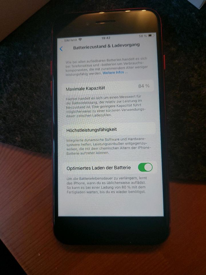 Iphone SE 2020 Rot 64 Gb in Ratingen
