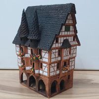 Miniatur Deko Haus Ton Keramik RATHAUS ALSFELD, 15cm Baden-Württemberg - Remseck am Neckar Vorschau