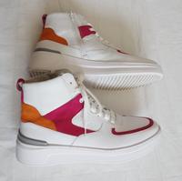 Gabor Sneaker Weiß, Pink, Orange mit Wechselfußbett Gr. 42 Kreis Ostholstein - Scharbeutz Vorschau