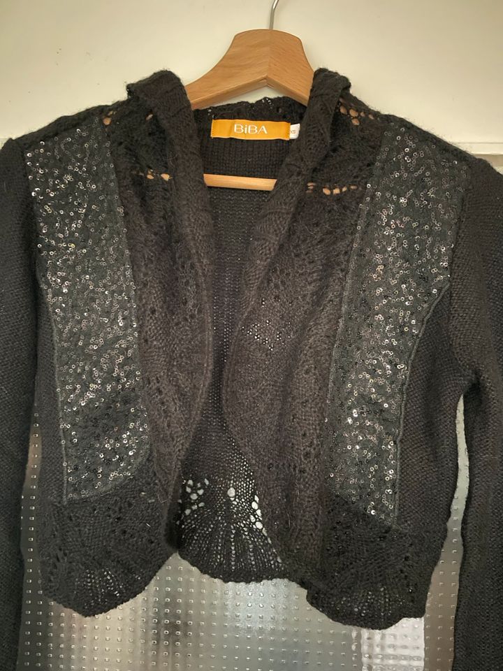 BiBA Bolero Strickjacke schwarz NEU in Moers