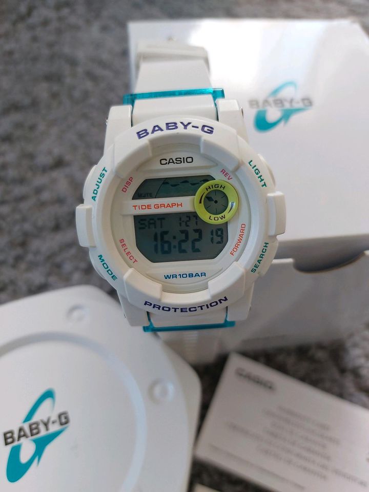 BABY-G 3429 Uhr weiß Casio wasserdicht etc in Ilmmünster