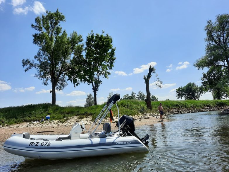 RIB, Festrumpfschlauchboot,Grand Golden Line 380 "ORCA Hypalon" in Grafling