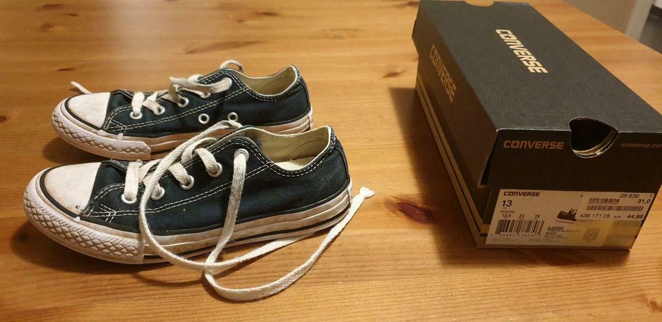 Converse Chucks Größe 31 schwarz Halbschuhe Schuhe in Bielefeld
