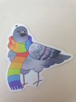 Matte Sticker - Pride Pigeon / Taube Leipzig - Leipzig, Zentrum Vorschau