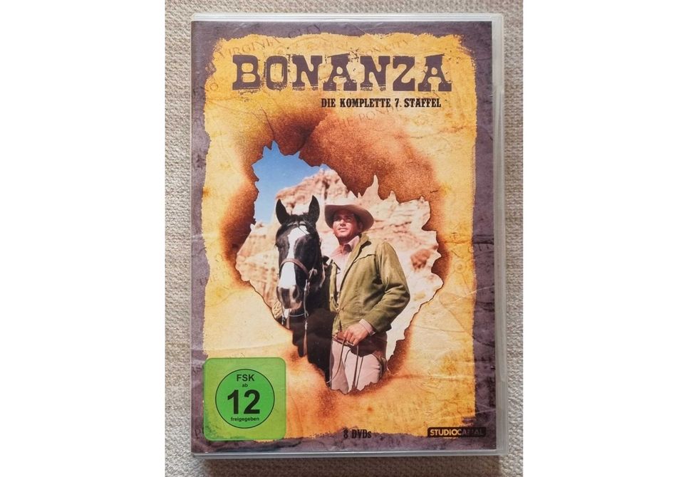 Bonanza komplette 7. Staffel DVD-Box 8 DVDs Folge 203 - 235 in Ostheim