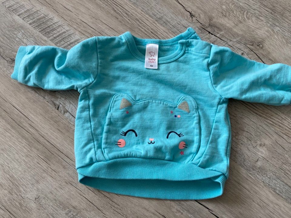 Süße Katzenpullover von Babyclub Größe 62 in Düsseldorf