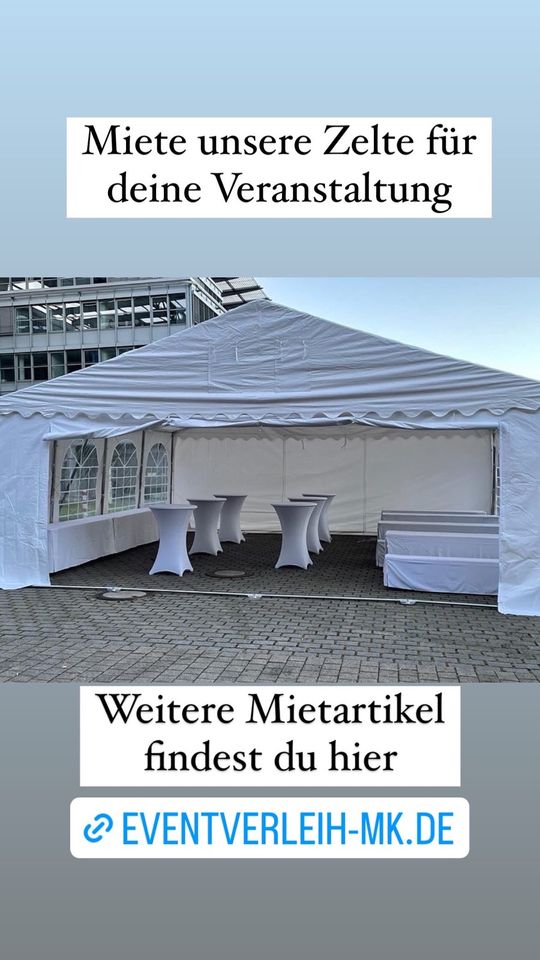 Pavillon Zelte Vermietung und Verleih in Lüdenscheid