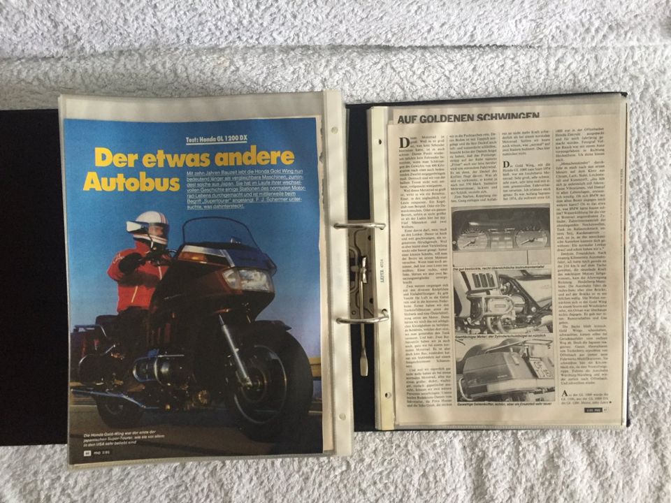 Honda Gold Wing Literatur in Emden