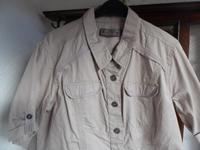 Ungetragene Kurzarm-Bluse 44 Z ONE beige Baumwolle Baden-Württemberg - Crailsheim Vorschau