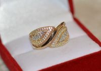 Neue Damenring Goldring Ring 585 / 14 Karat Gold Größe 17 / 57 Bayern - Rohrbach Vorschau