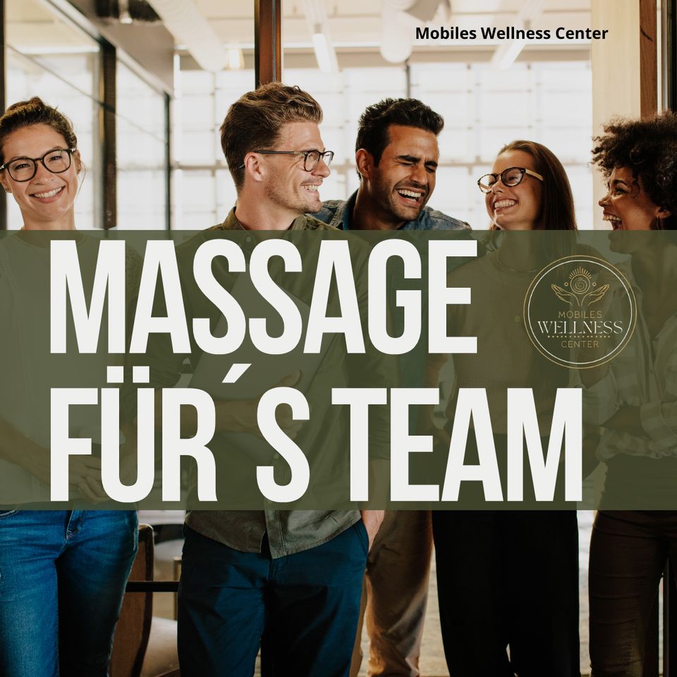 Massage für Geschäftskunden | Büro-Wellness-Service | Steuerlich Absetzbar | Mobiles Wellness Center | Mitarbeiterwohlbefinden in Berlin