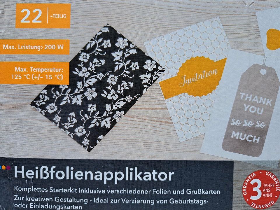 crelando® Heißfolienapplikator 200 W NEU&OVP ! in Nordrhein-Westfalen -  Mettingen | Basteln, Handarbeiten und Kunsthandwerk | eBay Kleinanzeigen  ist jetzt Kleinanzeigen