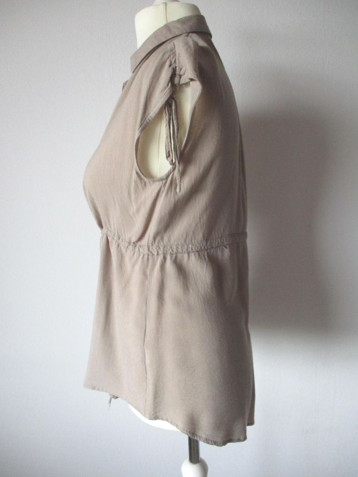 Oversized Longtop Top Shirt Bluse Tunika passt Gr M/L beige in Engelskirchen