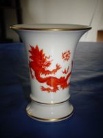 Meissen roter Mingdrache schöne Trompeten Vase 9,5 cm NEUWERTIG Hamburg-Mitte - Hamburg St. Georg Vorschau