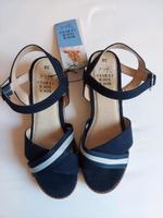 Damen Sandalen  Gr. 38, dunkelblau - neu mit Etikett Sachsen - Radeberg Vorschau