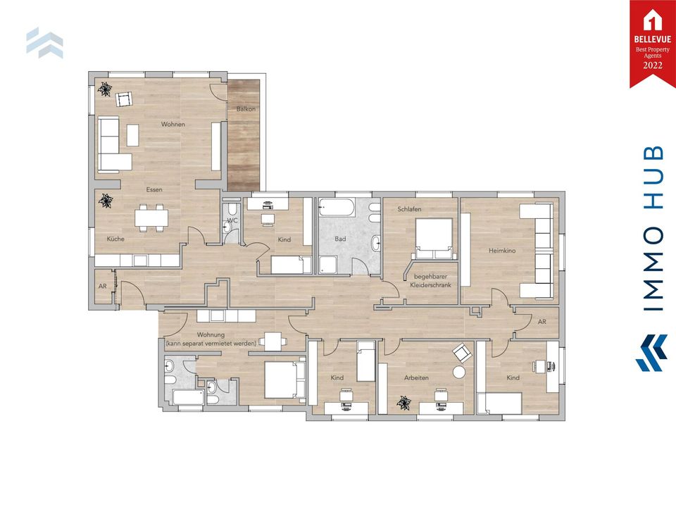 ++ Wohnen und Arbeiten - Hochwertige Loftwohnung mit 250 m²  ++ in Dresden