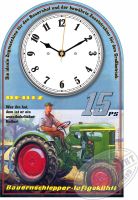 Oldtimer Wanduhr Motiv Deutz 15 PS F1L514 Geschenk Schlepper Nordrhein-Westfalen - Bad Berleburg Vorschau