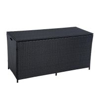 Auflagenbox Poly Rattan Kissenbox Gartenbox Schwarz/Anthrazit Hessen - Runkel Vorschau