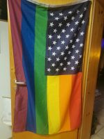 USA-Flagge Regenbogen Bayern - Kolbermoor Vorschau