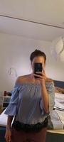 Schulterfreie Bluse mit Spitze von Zara Hessen - Vöhl Vorschau