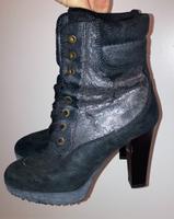 Hogan Boots Stiefeletten super Leder Glanz Brandenburg - Potsdam Vorschau