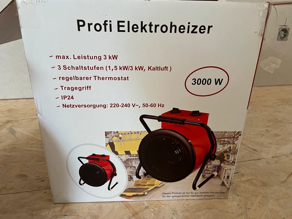 Heizlüfter Elektroheizer 3kW in Schkeuditz