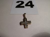 Anhänger Kettenanhänger Kreuz mit Steinen 333 - 1,6g -  #24 Nordrhein-Westfalen - Hamm Vorschau
