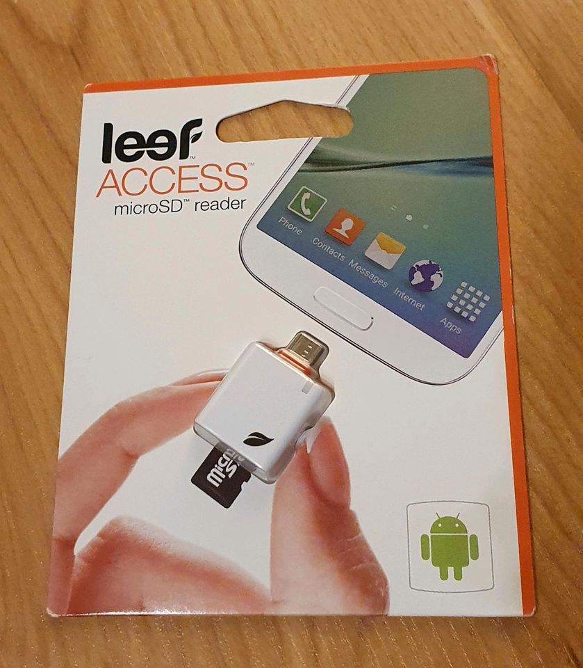 Leef Access microSD Kartenleser mit microUSB 2.0 Anschluss für An in Erkelenz