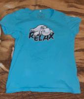 hellblaues T-Shirt Nilpferd Hippo relax XL designers luxury style Bayern - Rohr Mittelfr. Vorschau
