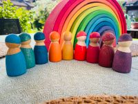 Grimms Regenbogenfreunde 9 Stück Holzspielzeug Figuren Mülheim - Köln Höhenhaus Vorschau