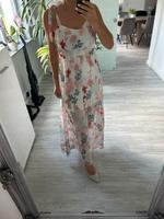 Orsay Maxikleid floral lang transparent Blumen 36 S Sachsen - Mülsen Vorschau