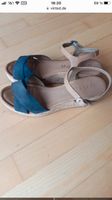 Unisa Sandalen 40 blau wedges Plateau Natur Kork Köln - Köln Klettenberg Vorschau