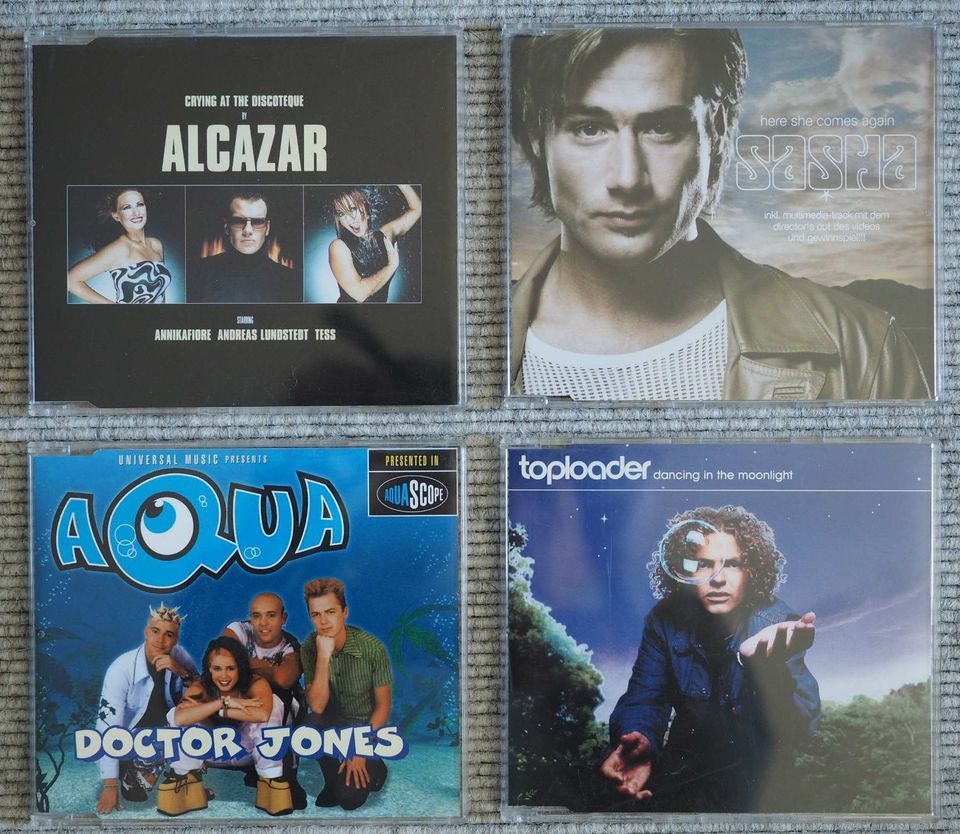 CD – Toploader + Aqua + Sasha + Alcazar (4 CDs) in Burgthann 