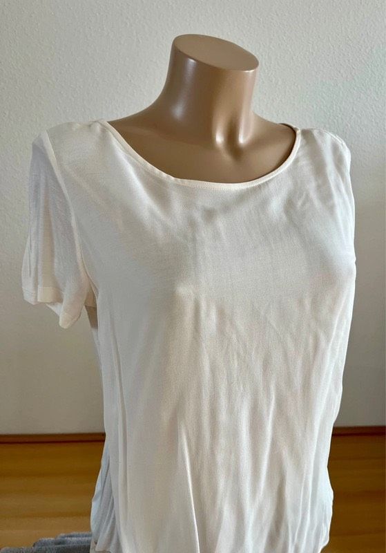 MARC O POLO T-SHIRT S 36 Creme viskose mop top y2k retro vintage in Aichtal