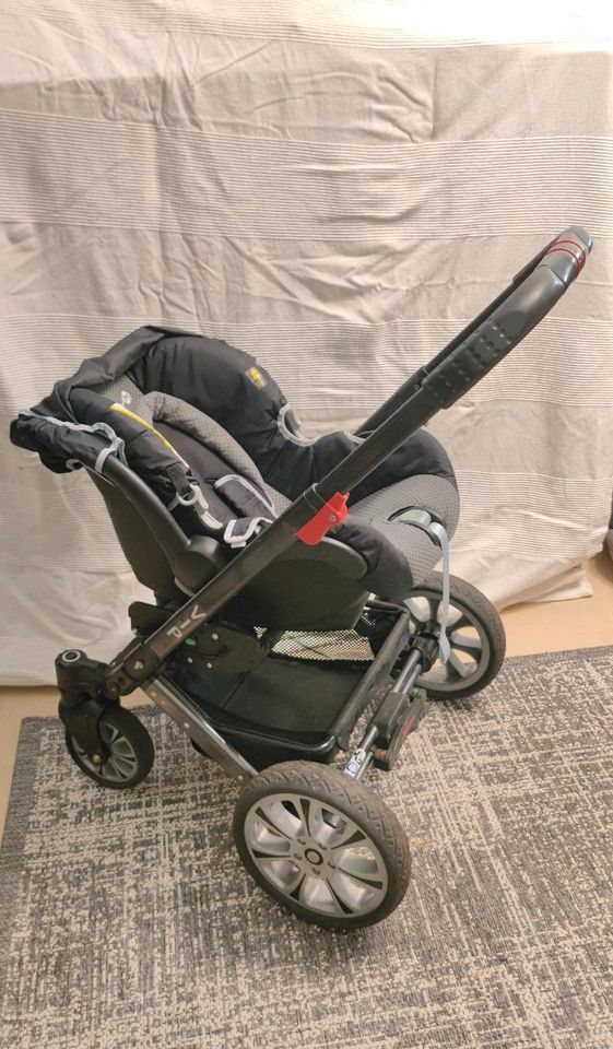 Hartan VIP XL ElefantenSilberDesign Kinderwagen+Babyschale+Zubehö in Erkrath