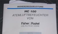 Fisher & Pa beheizter Atemluftbefeuchter HC 100 / NEU Hessen - Nieste Vorschau