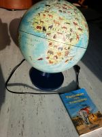 Großer Globus beleuchtet ⌀25 40cm hochKinder Tiere Welt Bayern - Nassenfels Vorschau