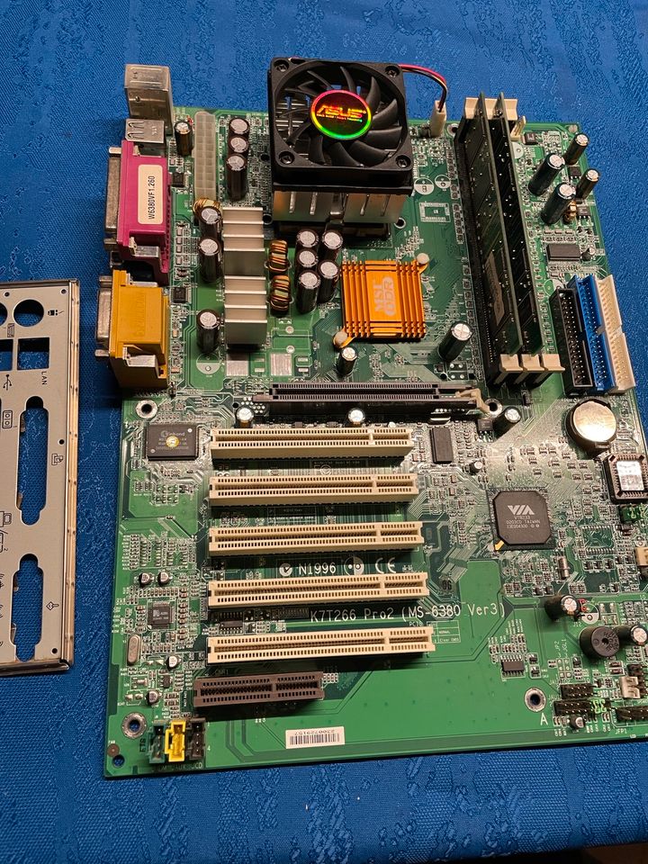 Mainboard Bundle - AMD Athlon CPU - DDR RAM* (3x) - AGP in Fürth