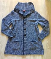 Olsen Long Strickjacke Strickmantel Gr. 40 42 Blau Weiß Baumwolle Rostock - Seebad Warnemünde Vorschau